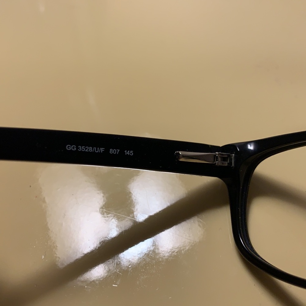 Gucci Black Rectangular Eyeglasses Frames Only Gg… - image 7